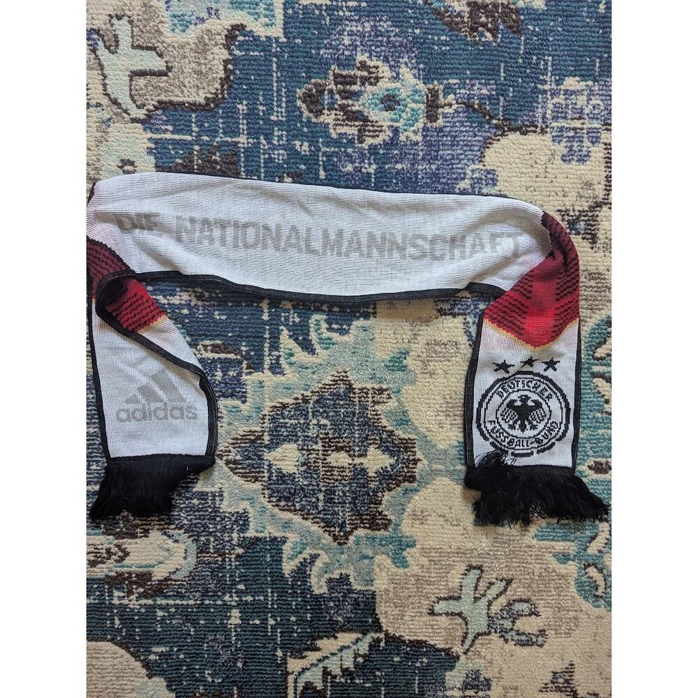Vintage Germany Adidas Scarf 2014 World Cup 3 Star Soccer Football Fan Schal